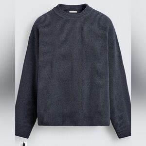 ZARA Men's BLUE Sweater